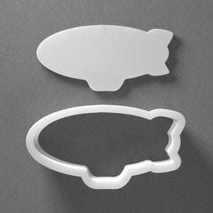 Luftschiff-Ausstechform & Ballon Zeppelin Fimo Ohrring, Keramik-Werkzeug