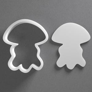Jellyfish Cookie Cutter & Jelly Fish Polymer Clay Earring, Pottery Tool image 1