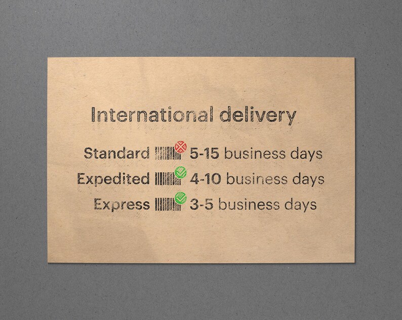 a piece of paper with a business message on it