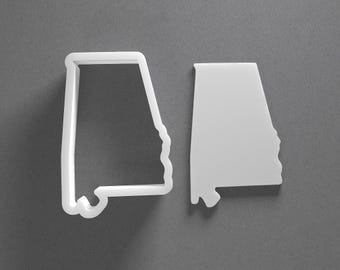 Alabama State Cookie Cutter & USA Polymer Clay Earring, Pottery Tool