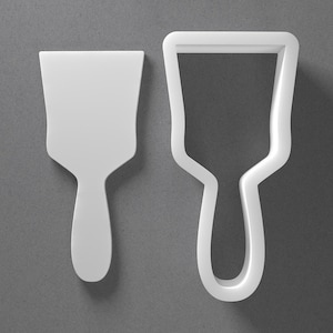 Paint Brush Cookie Cutter & Paintbrush Polymer Clay Earring, Pottery Tool image 1