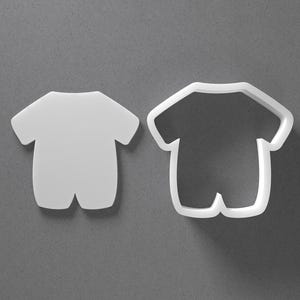 Baby Outfit Cookie Cutter & Bodysuit Toddler Polymer Clay Earring, Pottery Tool image 1