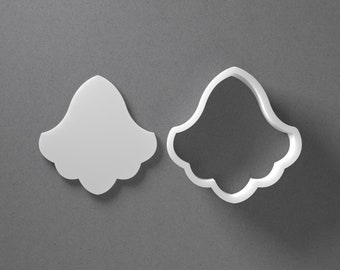 Floral Petal Cookie Cutter - From Mini To Large - Flower Leaf Polymer Clay Jewelry And Earring Cutter Tool - Mirrored Pair Set