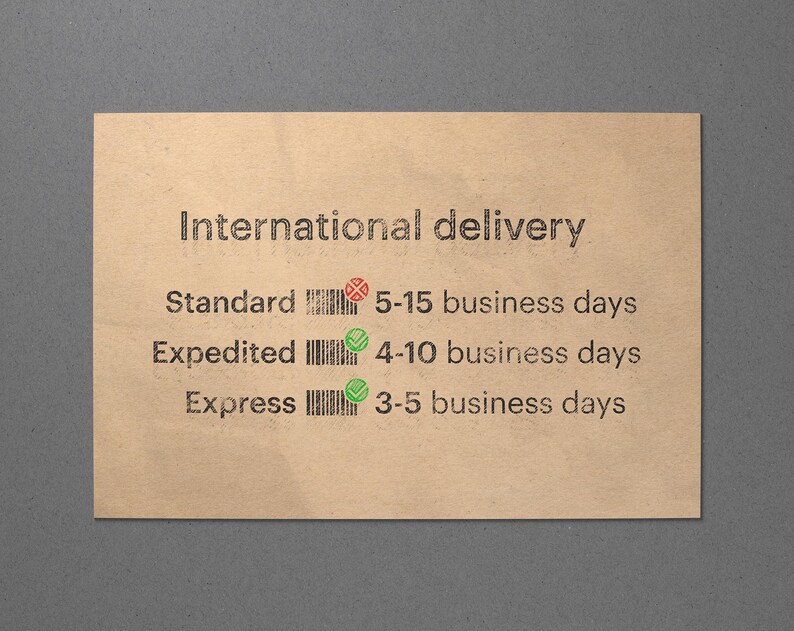 a piece of paper with a business message on it