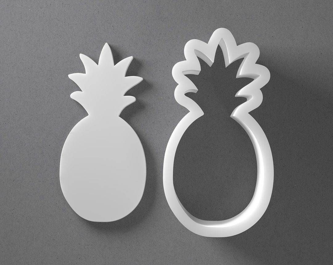Pineapple Cookie Cutter From Mini to Large Pine Apple Polymer Clay