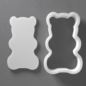 Gummy Bear Cookie Cutter & Food Polymer Clay Earring, Pottery Tool image 1