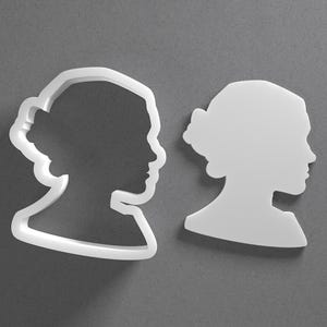 Meghan Markle Duchess Of Sussex Cookie Cutter & Polymer Clay Earring, Pottery Tool