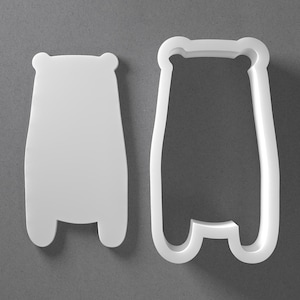Tall Cartoon Bear Cookie Cutter & polymeerklei oorbel, pottenbakkerstool