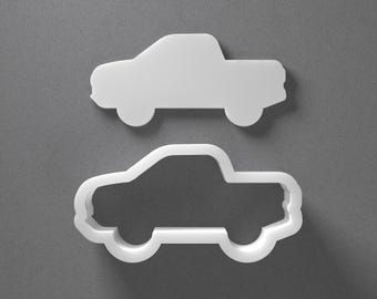 Pickup Truck Cookie Cutter & SUV Polymer Clay Earring, Pottery Tool