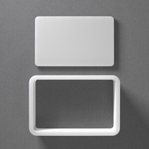Cortador de galletas con forma de tarjeta de crédito y arete de arcilla polimérica redondo, rectangular y cuadrado, herramienta de cerámica imagen 1