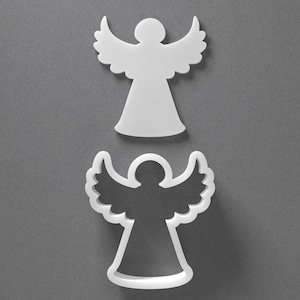 Angel Cookie Cutter & Christmas Polymer Clay Earring, Pottery Tool
