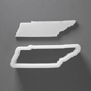 Tennessee State Cookie Cutter & Polymer Clay Earring, Pottery Tool image 1
