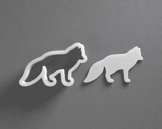 Fox Cookie Cutter & Animal Polymer Clay Earring, Pottery Tool