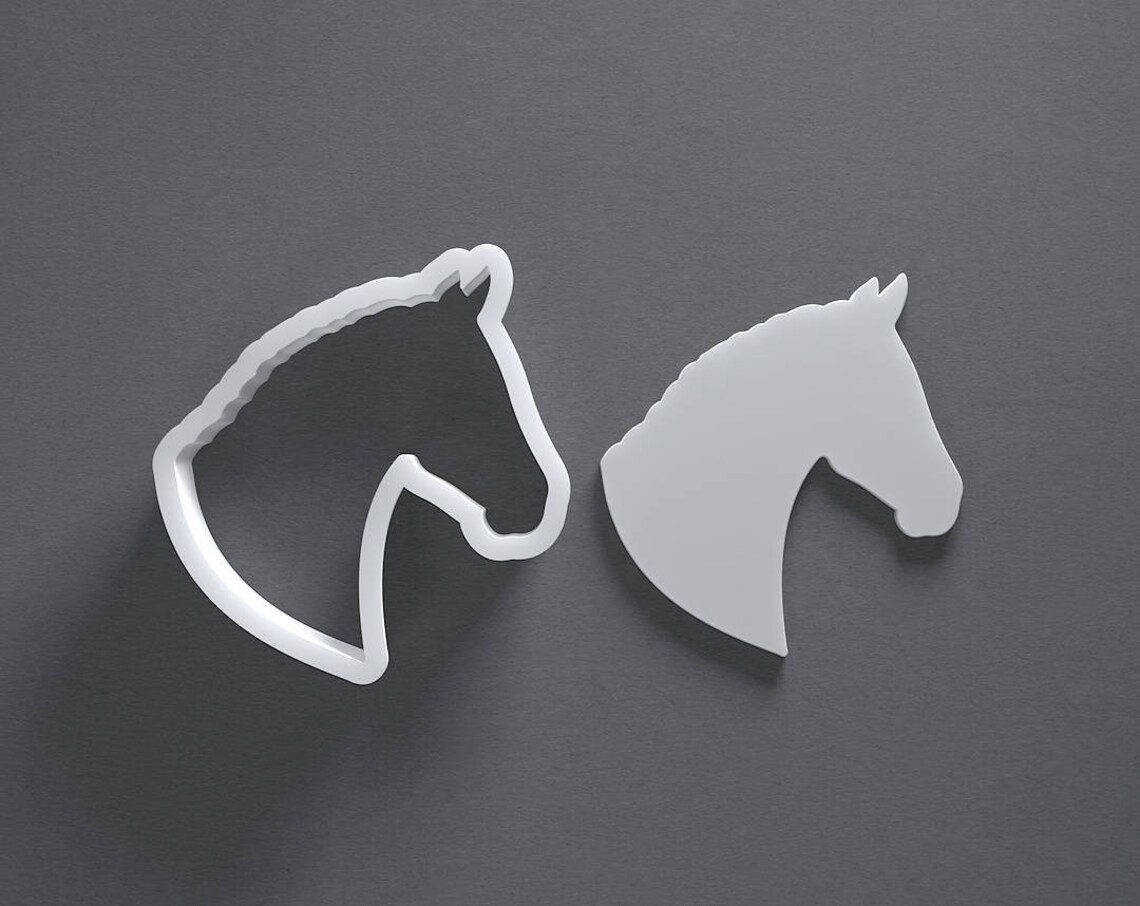 Horse Head Cookie Cutter From Mini to Large Animal Polymer Etsy UK