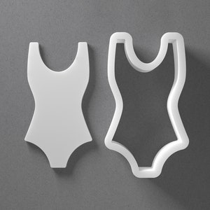 Bikini Badeanzug Cookie Cutter - Von Mini bis Groß - Badeanzug Polymer Clay Schmuck und Ohrring Cutter Werkzeug - gespiegeltes Paar Set