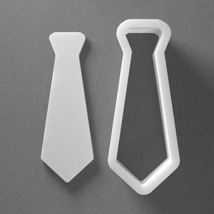 Tie Cookie Cutter & Polymer Clay Earring, Pottery Tool image 1