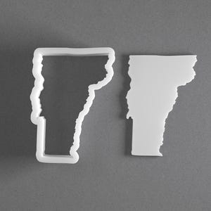 Vermont State Cookie Cutter & USA Shape Polymer Clay Earring, Pottery Tool