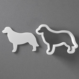Cortador de galletas de Golden Retriever y pendiente de arcilla polimérica de raza de perro, herramienta de cerámica
