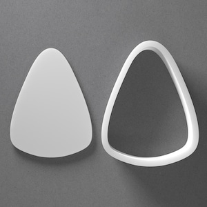 Candy Corn Cookie Cutter & Halloween Sweets Polymer Clay Earring, Pottery Tool image 1