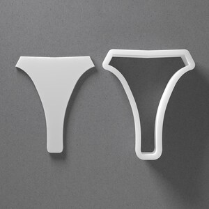 Golf Tee Stand Cookie Cutter & Polymer Clay Earring, Pottery Tool image 1