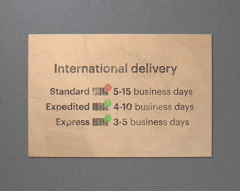 a piece of paper with a business message on it