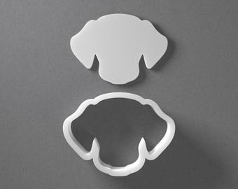 Dog Head Cookie Cutter & Animal Pet Polymer Clay Earring, Pottery Tool