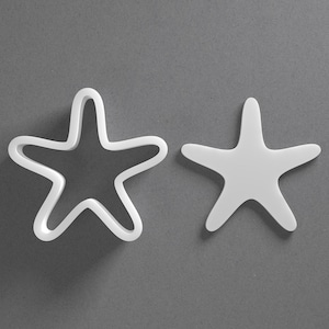 Starfish Cookie Cutter & Star Fish Sea Seastar Polymer Clay Earring, Pottery Tool