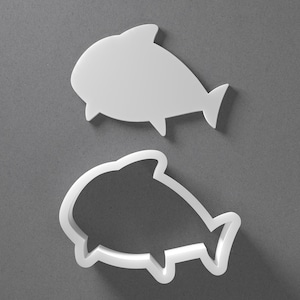 Shark Cookie Cutter & Animal Fin Polymer Clay Earring, Pottery Tool