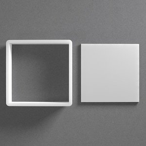 Square Cookie Cutter & Rectangle Polymer Clay Earring, Pottery Tool