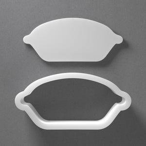 Pie Cookie Cutter & Food Polymer Clay Earring, Pottery Tool