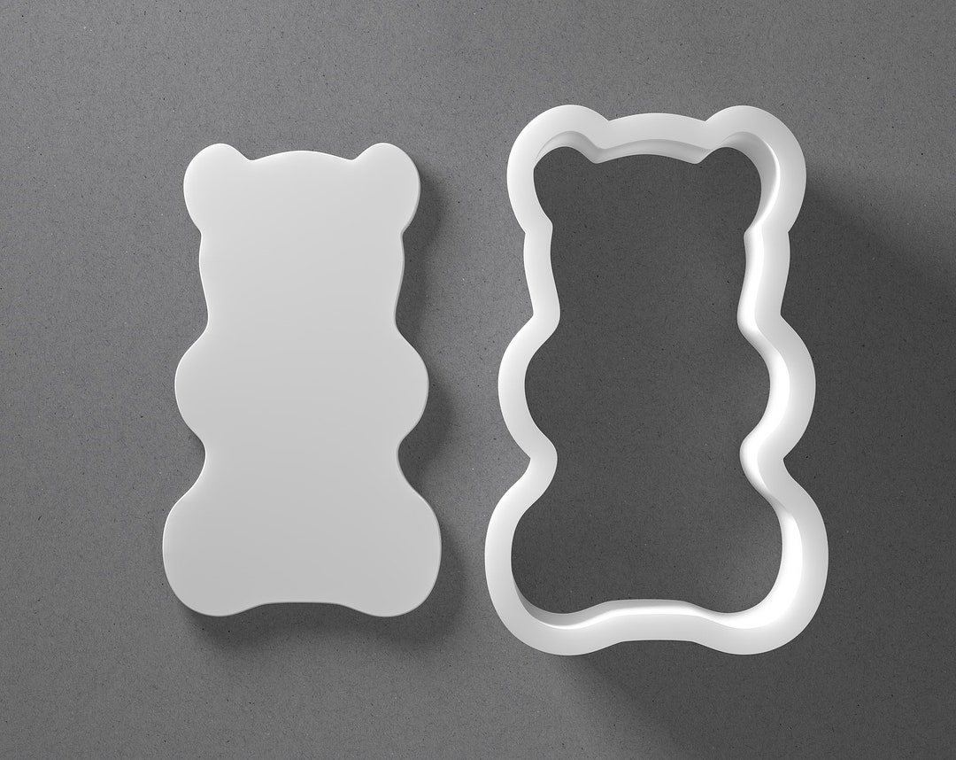 Gummy Bear Cookie Cutter From Mini to Large Food Polymer Clay Jewelry