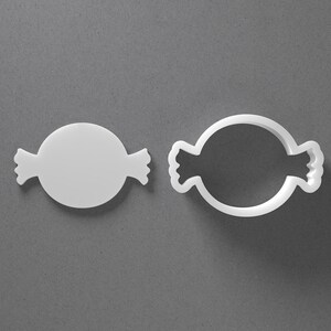 Halloween Candy Cookie Cutter & Sweets Polymer Clay Earring, Pottery Tool image 1