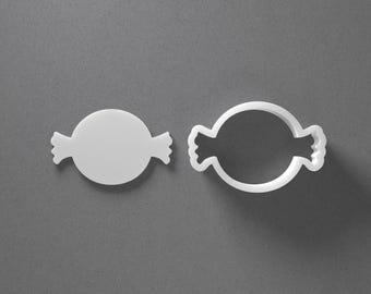Halloween Candy Cookie Cutter & Süßigkeiten Fimo Ohrring, Keramik-Werkzeug