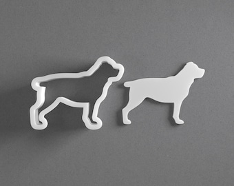 Rottweiler Cookie Cutter & Hunderasse Fimo Ohrring, Keramik-Werkzeug