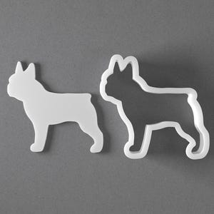 French Bulldog Cookie Cutter & Dog Breed Polymer Clay Earring, Pottery Tool