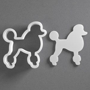 Poedelkoekjesuitsteker - van klein tot groot - hondenras polymeerklei sieraden en oorbeluitsteker - set gespiegeld paar