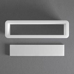 5:1 Ratio Rectangle Barrette Cookie Cutter & Polygon Polymer Clay Earring, Pottery Tool