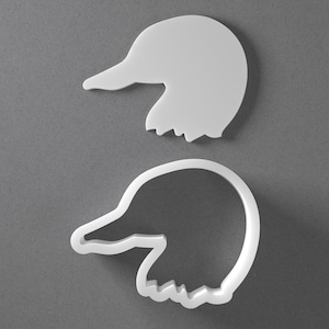 Duck Head Face Cookie Cutter & Animal Bird Polymer Clay Earring, Pottery Tool image 1