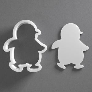 Gehen Pinguin Cookie Cutter & Tier Vogel Antarktis Polymer Clay Ohrring, Keramik Werkzeug