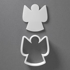Angel Cookie Cutter & Christmas Polymer Clay Earring, Pottery Tool image 1