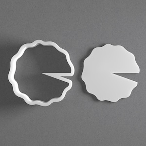 Emporte-pièce nénuphar et boucle d'oreille en forme de fleur en argile polymère, outil de poterie