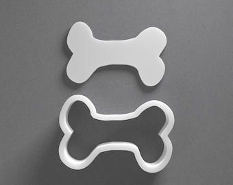 Cortador de galletas con forma de hueso de perro y pendiente de arcilla polimérica con forma de golosina para mascotas, herramienta de cerámica