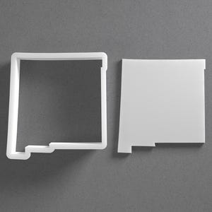 New Mexico State Cookie Cutter & Polymer Clay Earring, Pottery Tool image 1
