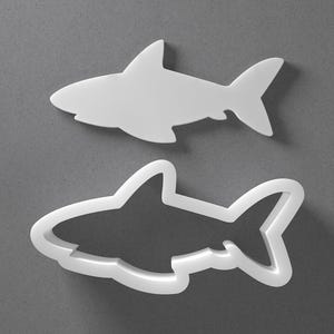 Shark Cookie Cutter & Animal Fin Polymer Clay Earring, Pottery Tool