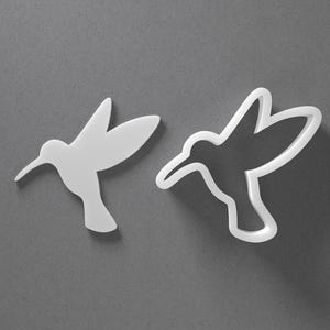 Hummingbird Cookie Cutter & Humming Bird Polymer Clay Earring, Pottery Tool