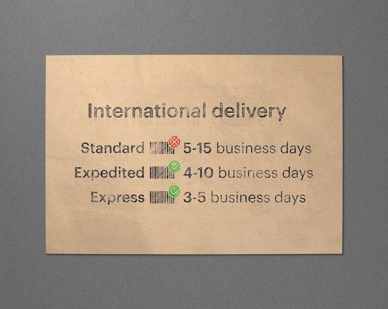 a piece of paper with a business message on it