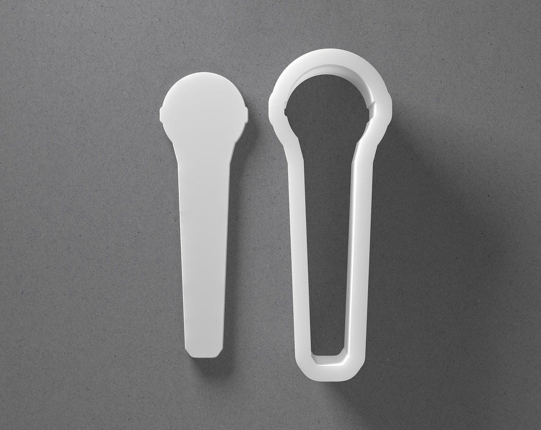 Microphone Cookie Cutter & Singer Gift Karaoke Polymer Clay Earring ...