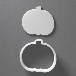 Pumpkin Cookie Cutter & Halloween Polymer Clay Earring, Pottery Tool image 1