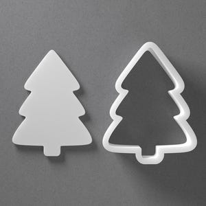 クリスマスツリークッキーカッター＆クリスマスポリマークレイイヤリング、陶芸ツール