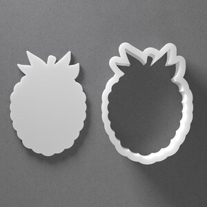Raspberry Cookie Cutter & Polymer Clay Earring, Pottery Tool image 1